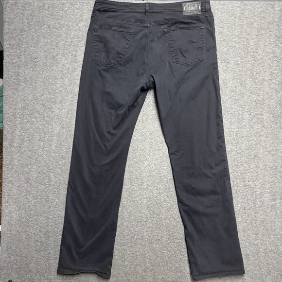 AG Adriano Goldschmied Protege Jeans Mens 38x24 Black Straight Pants - Picture 5 of 8